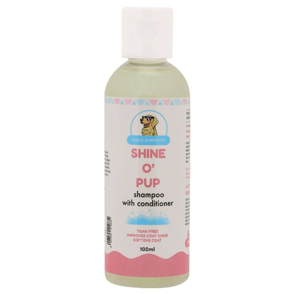 Papa Pawsome Shine O Pup Shampoo With Conditioner - Distacart