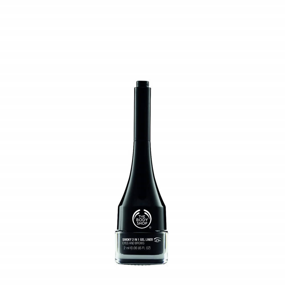 The Body Shop Smoky 2 In 1 Gel Liner Eyes & Brows - Black 2 ml