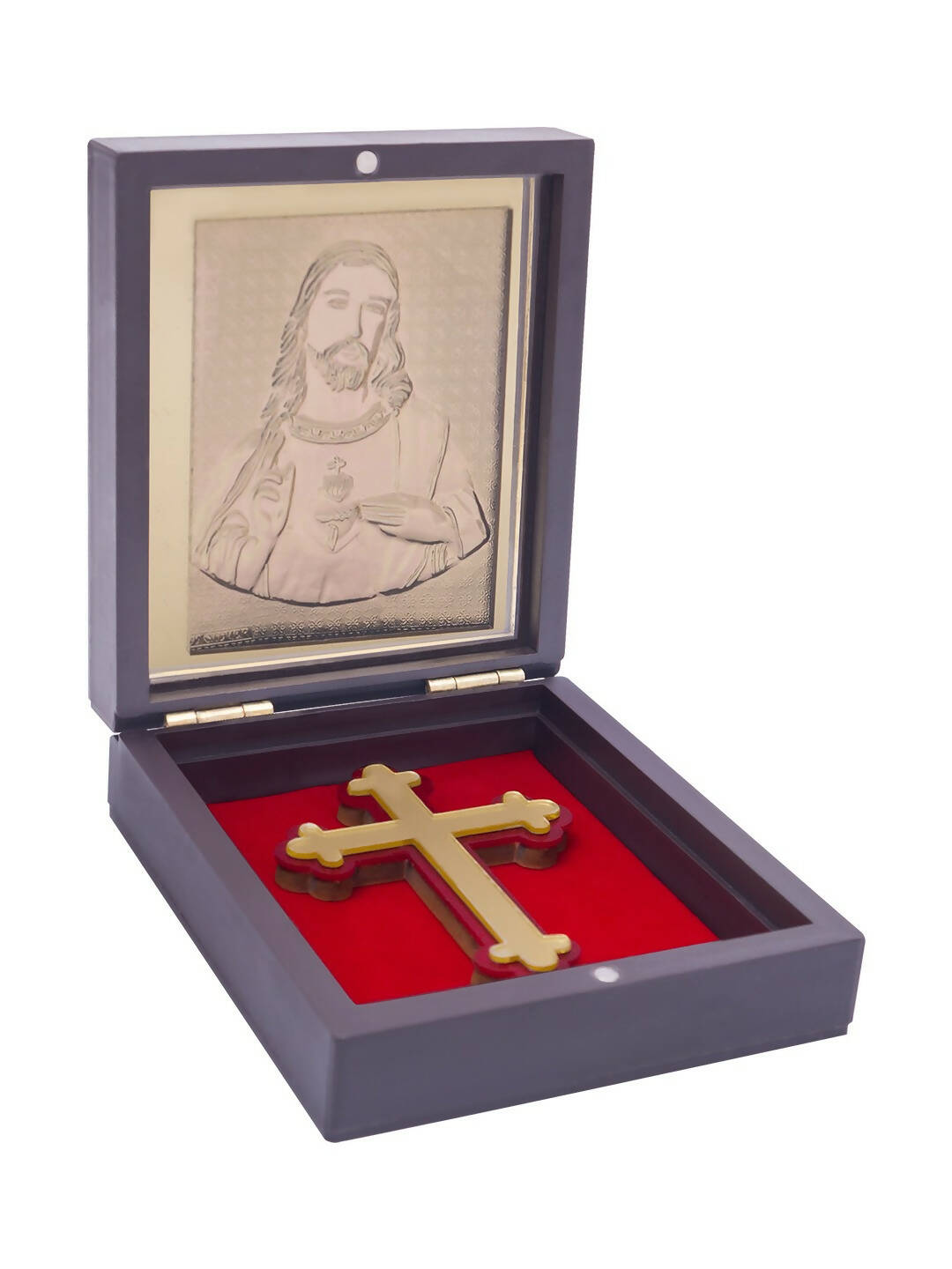 Golden Peacock Brown & Red 24 Ct Gold Foil Lord Jesus Christ - Distacart