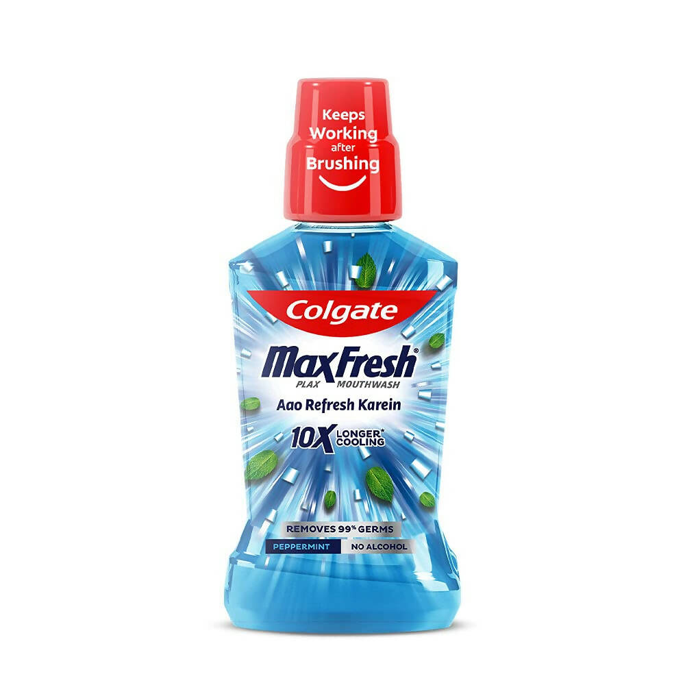 Colgate Plax Pepper Mint Mouthwash Aao Refresh Karein - Distacart