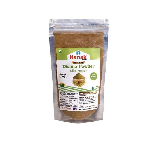 Nanak Premium Coriander (Dhania) Powder, 100 gm - Distacart