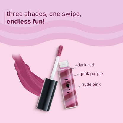 Plum Soft Swirl Lip Gloss 3 Shades In 1 & 125 Black Currant - Distacart