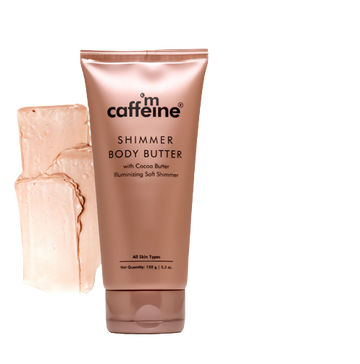 mCaffeine Shimmer Body Butter with Cocoa Butter - Distacart