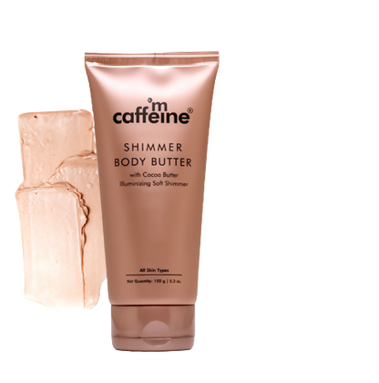 mCaffeine Shimmer Body Butter with Cocoa Butter - Distacart