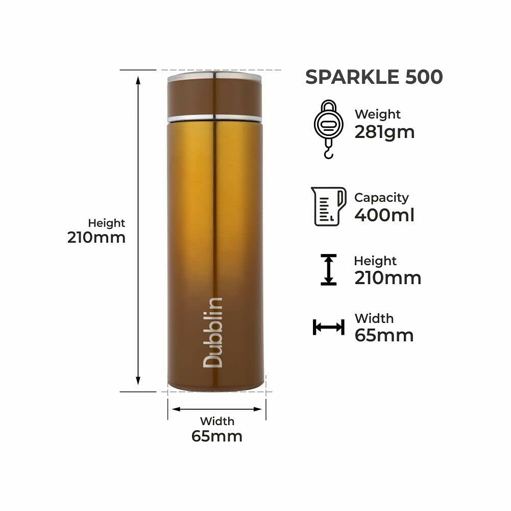 Dubblin Sparkle Vacuum Bottle - Distacart