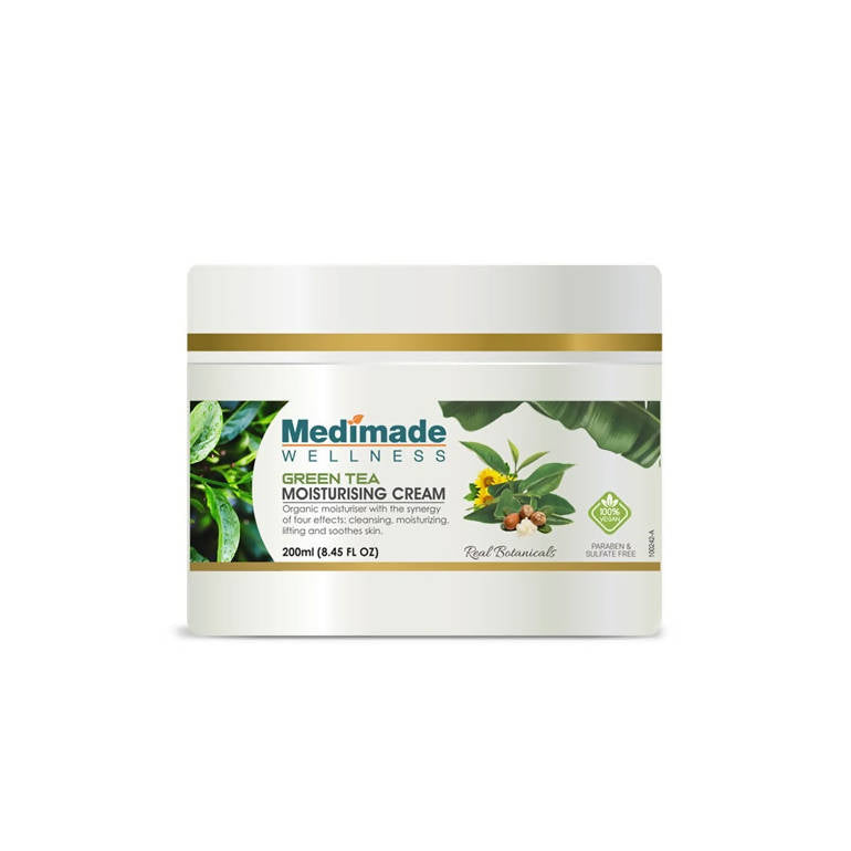 Medimade Wellness Green Tea Moisturising Cream - Distacart