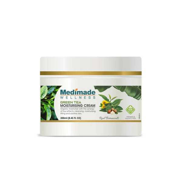 Medimade Wellness Green Tea Moisturising Cream - Distacart