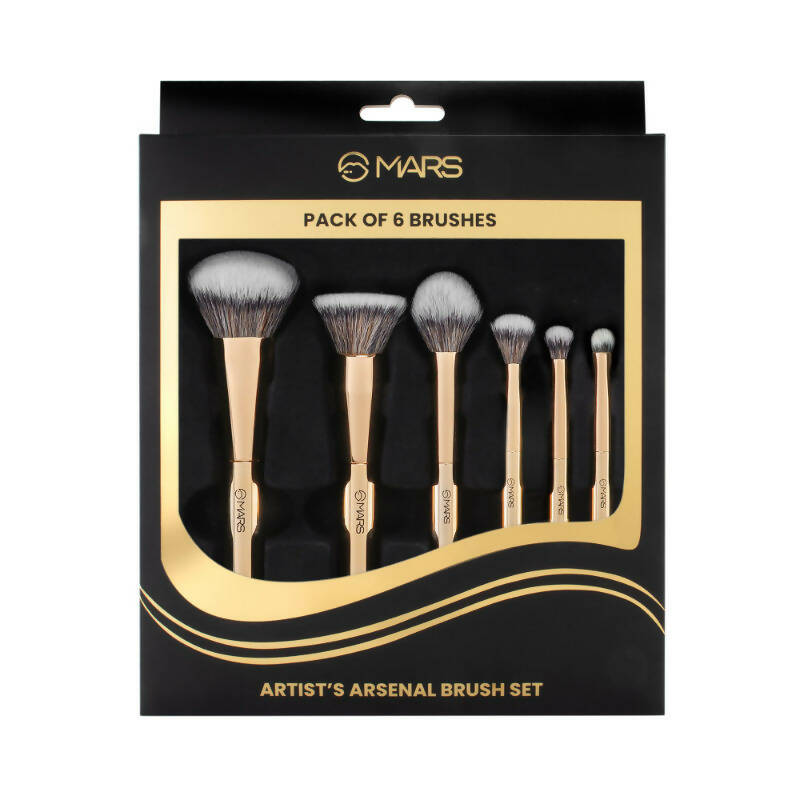 MARS Artist's Arsenal Brush Set (6 pcs) - Distacart