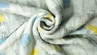 Thumbnail for Kindermum Organic Cotton Muslin Swaddle Blanket 100 Cm X 100 Cm - Set Of 2 - Transport And Aviator - Distacart