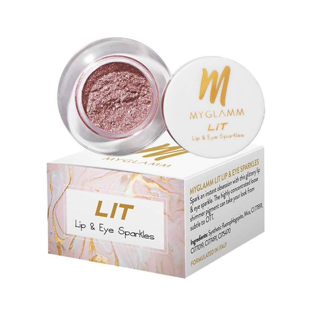 MyGlamm LIT Lip & Eye Sparkle (Kween) - Distacart