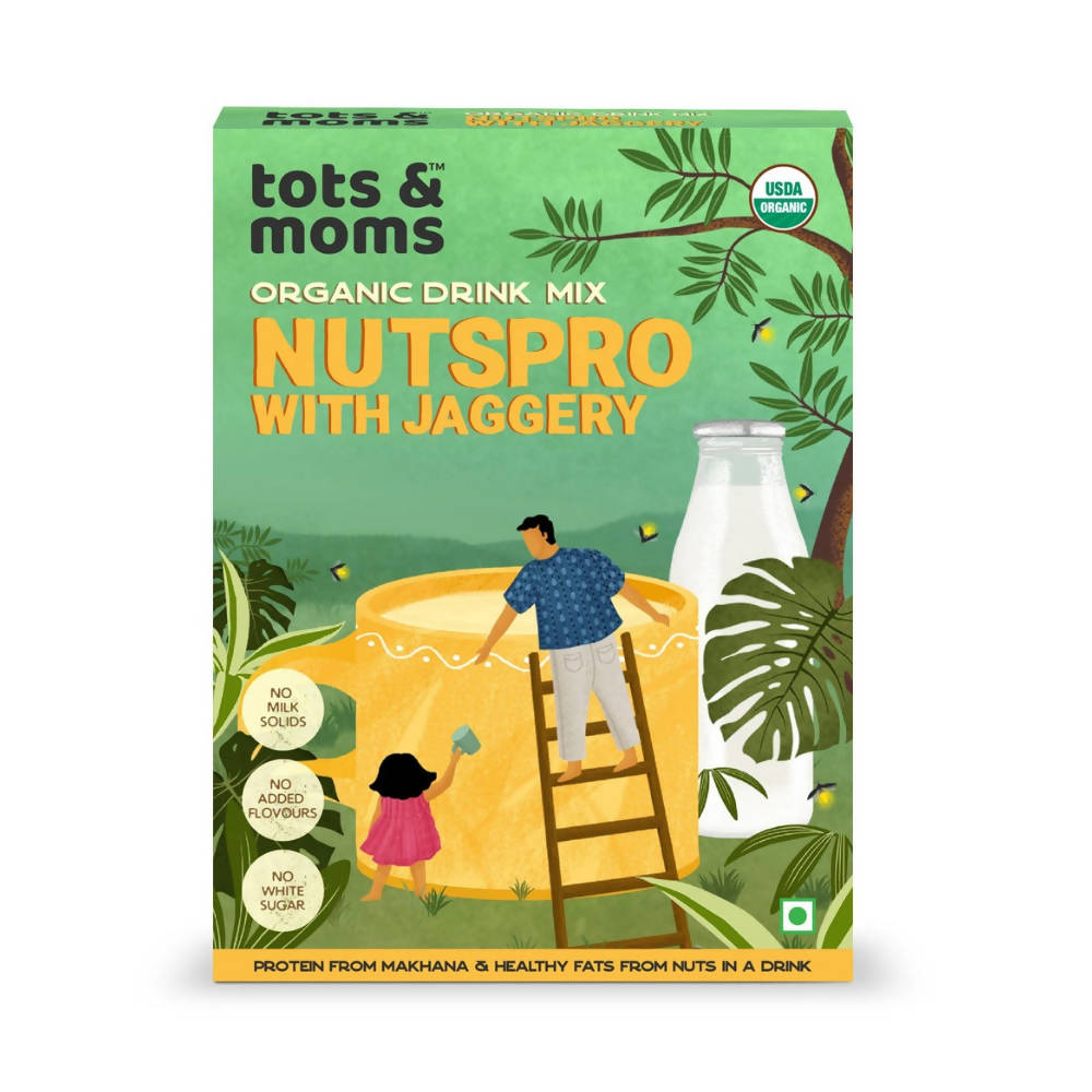 Tots and Moms Organic Nutspro with Jaggery Drink Mix - Distacart
