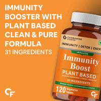 Thumbnail for Carbamide Forte Immunity Boost Plant Based Tablets with Vitamin C, Zinc - Distacart