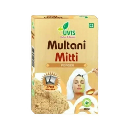 UVIS Herbal & Beauty Multani Mitti Powder - Distacart