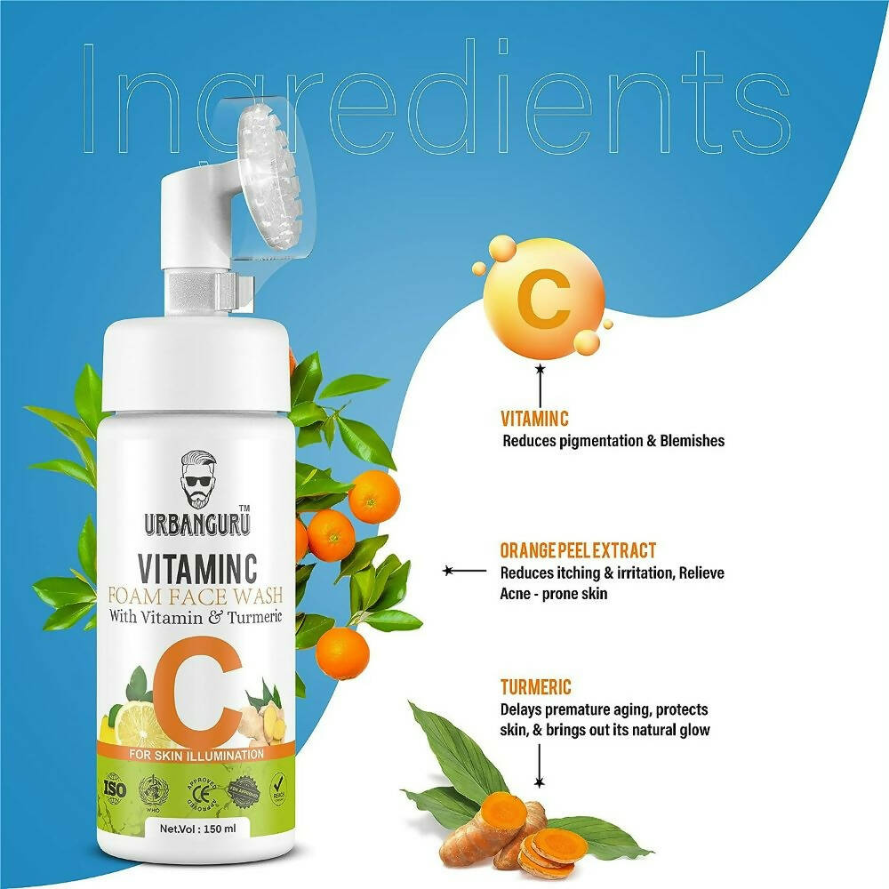 Urbanguru Men's Vitamin C Face Wash - Distacart