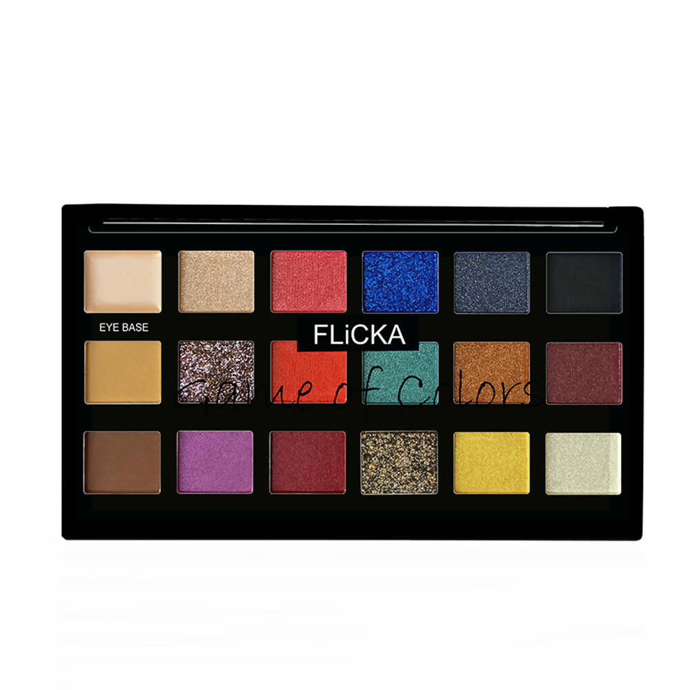 Flicka Game Of Colors Eyeshadow Palette - On Demand - Distacart