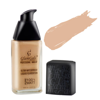 Glamgals Hollywood-U.S.A Ultra Water Proof Liquid Foundation, Rose Ivory - Distacart