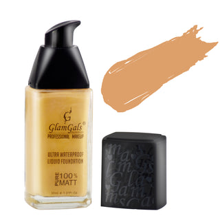 Glamgals Hollywood-U.S.A Ultra Water Proof Liquid Foundation, Warm Nude - Distacart