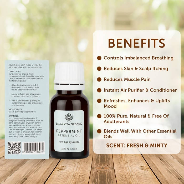 Bella Vita Organic Peppermint Essential Oil - Distacart
