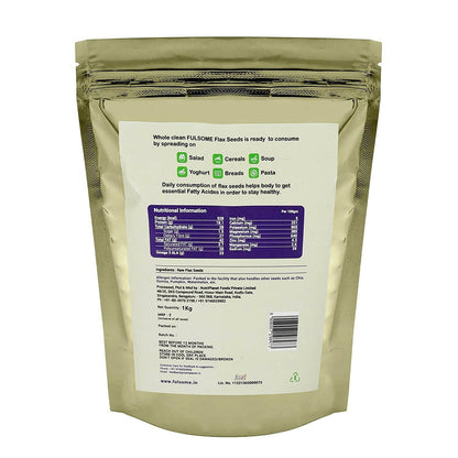Fulsome Raw Flax Seeds - Distacart