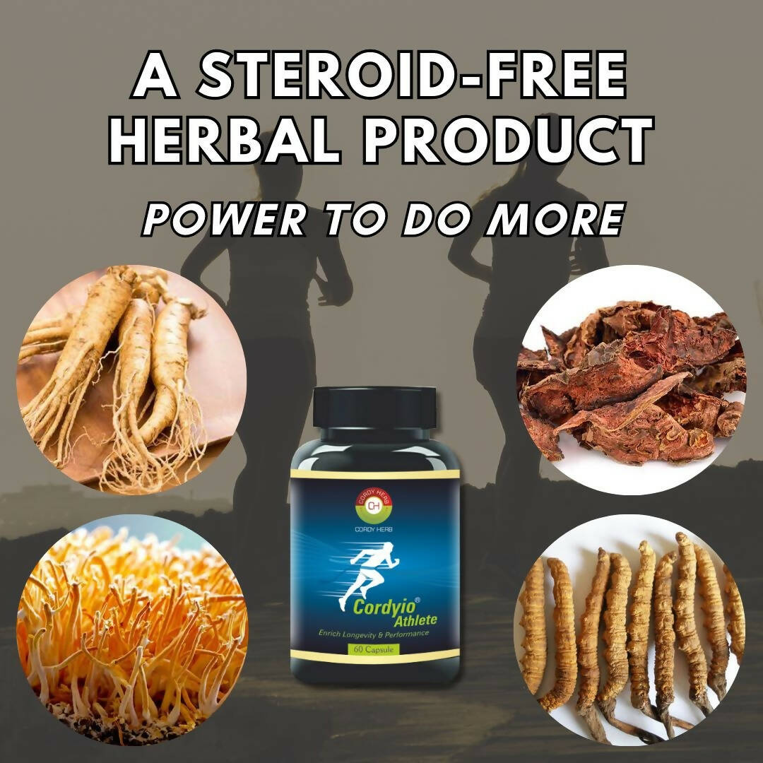 Cordy Herb Cordyio Athlete Capsules - Distacart