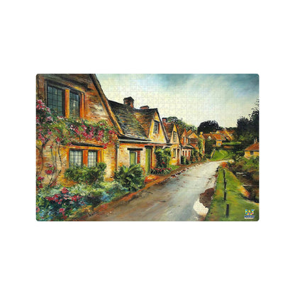 Webby Wooden Mediterranean Village Jigsaw Puzzle - 1000 Pcs - Distacart