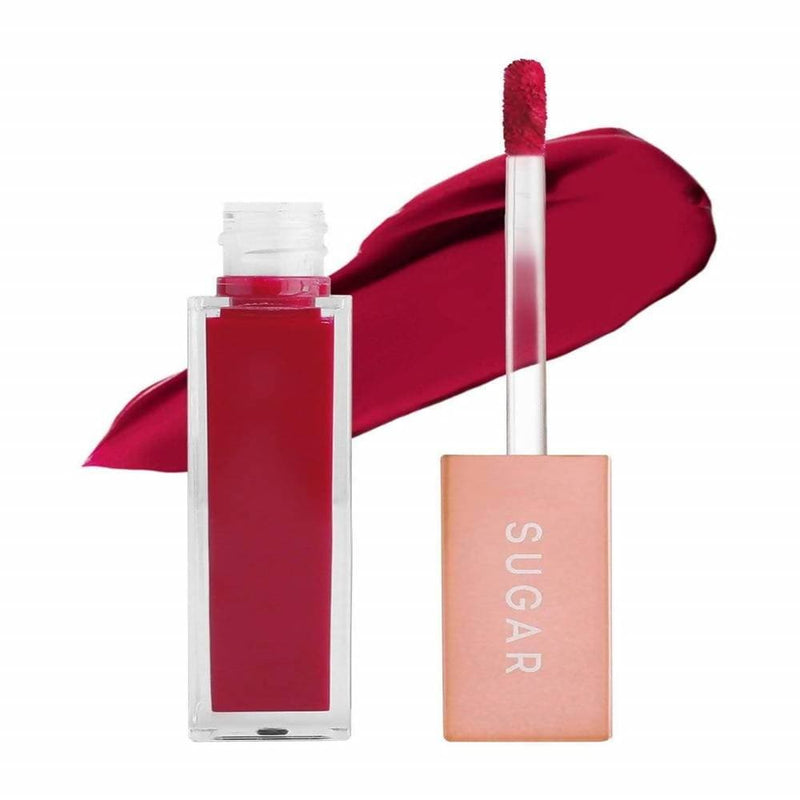 Sugar Mettle Liquid Lipstick - Mimosa (Deep Pinkish Red with Blue Undertone) - Distacart