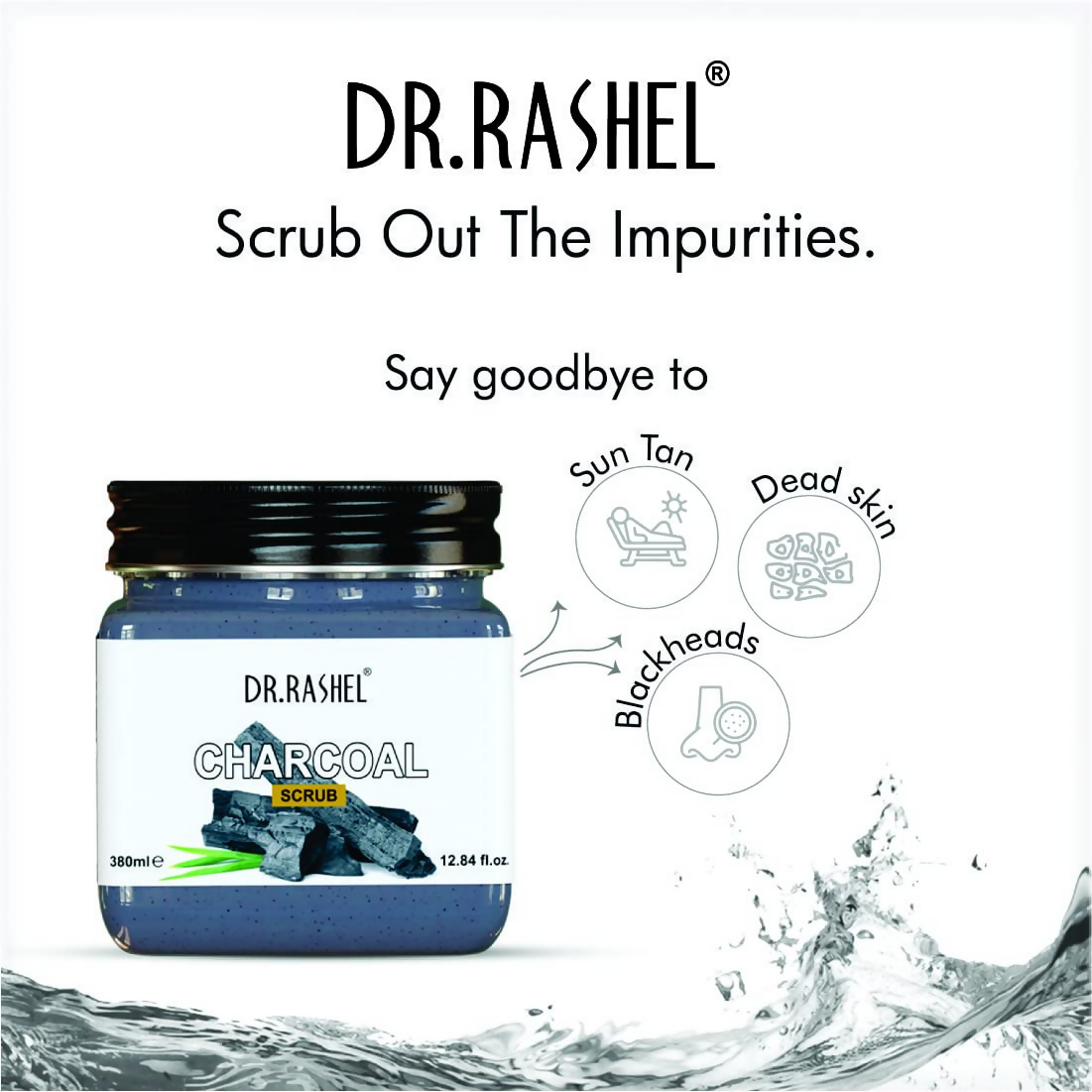 Dr.Rashel Charcoal Scrub For Face And Body - Distacart