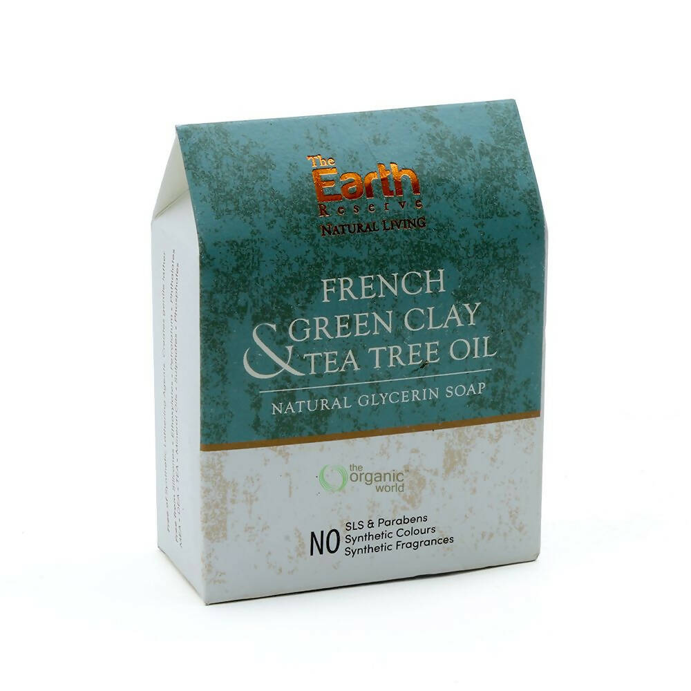 The Earth Reserve French Green Clay & Tea Tree Oil Soap - Distacart