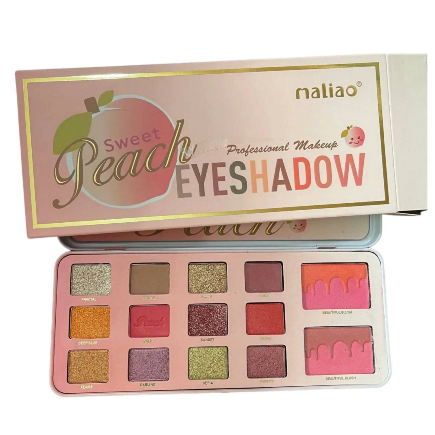Maliao Professional Sweet Peach Eyeshadow Palette - Distacart