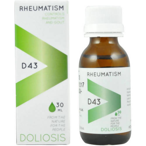 Doliosis Homeopathy D43 Rheumatism Drops