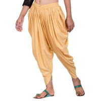 Thumbnail for Asmaani Beige Color Solid Dhoti Patiala