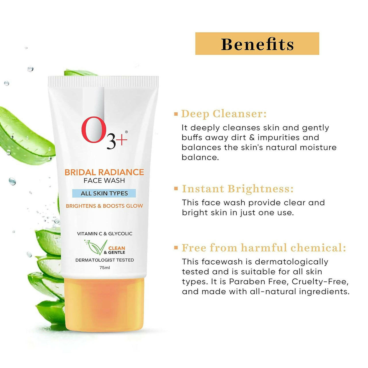 Professional O3+ Bridal Radiance Facewash - Distacart
