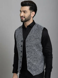 Thumbnail for Even Apparels Solid Waistcoat - Blue - Distacart