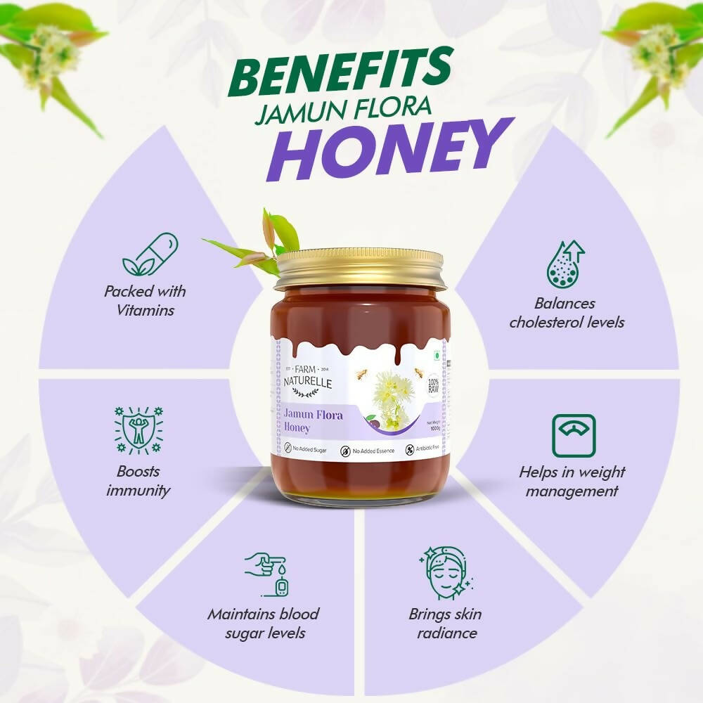 Farm Naturelle Jamun Flora Honey - Distacart