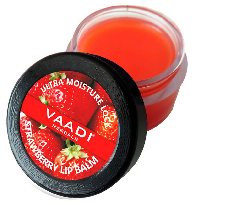 Vaadi Herbals Lip Balm - Strawberry - Distacart