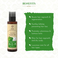 Thumbnail for Khadi Essentials Neem Hair Oil with Tulsi & Vitamin E - Distacart