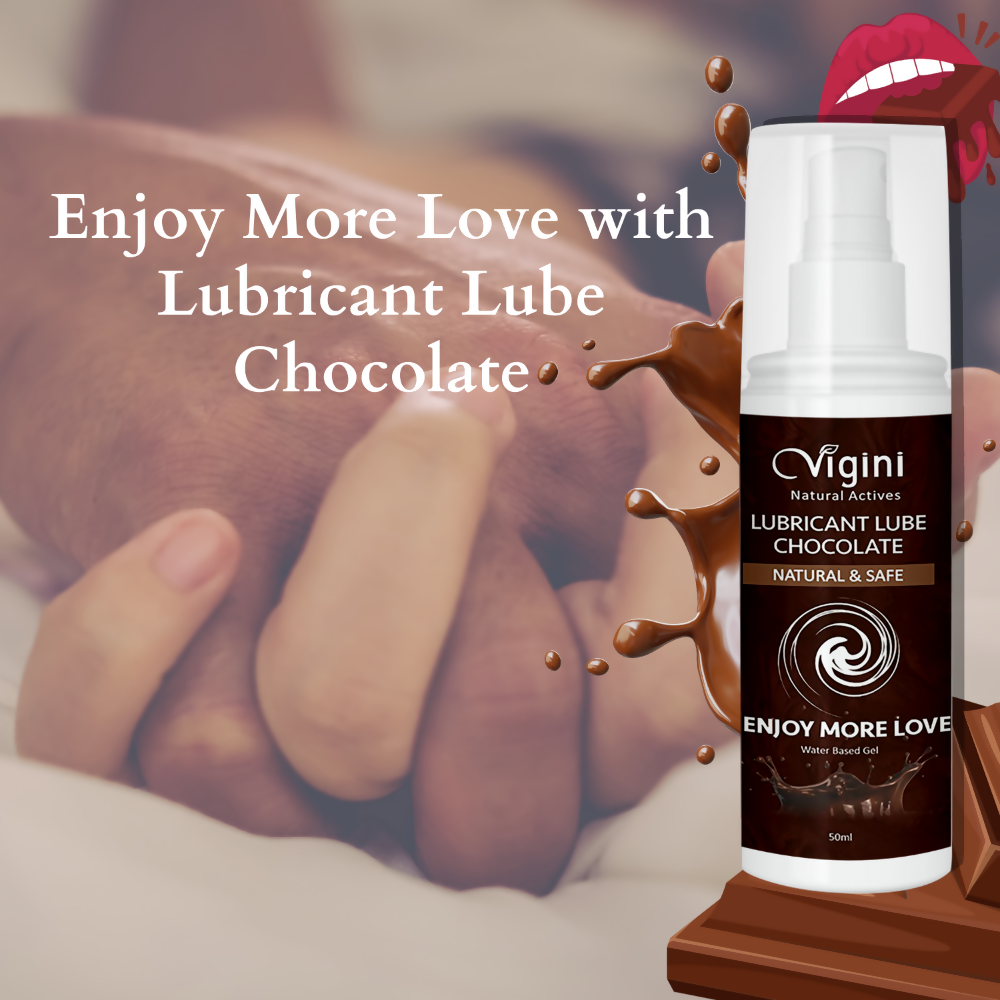Vigini Intimate Chocolate Lubricant Personal Lube Water Based Gel - Distacart