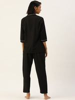 Thumbnail for Jainish Women Black Night suit ( LNS 001Blackxxx ) - Distacart