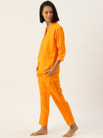 Thumbnail for Jainish Women Mustard Night suit ( LNS 001Mustard ) - Distacart