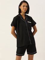 Thumbnail for Jainish Women Black Night suit ( LNS 002Black ) - Distacart