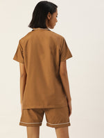 Thumbnail for Jainish Women Brown Night suit ( LNS 002Brown ) - Distacart