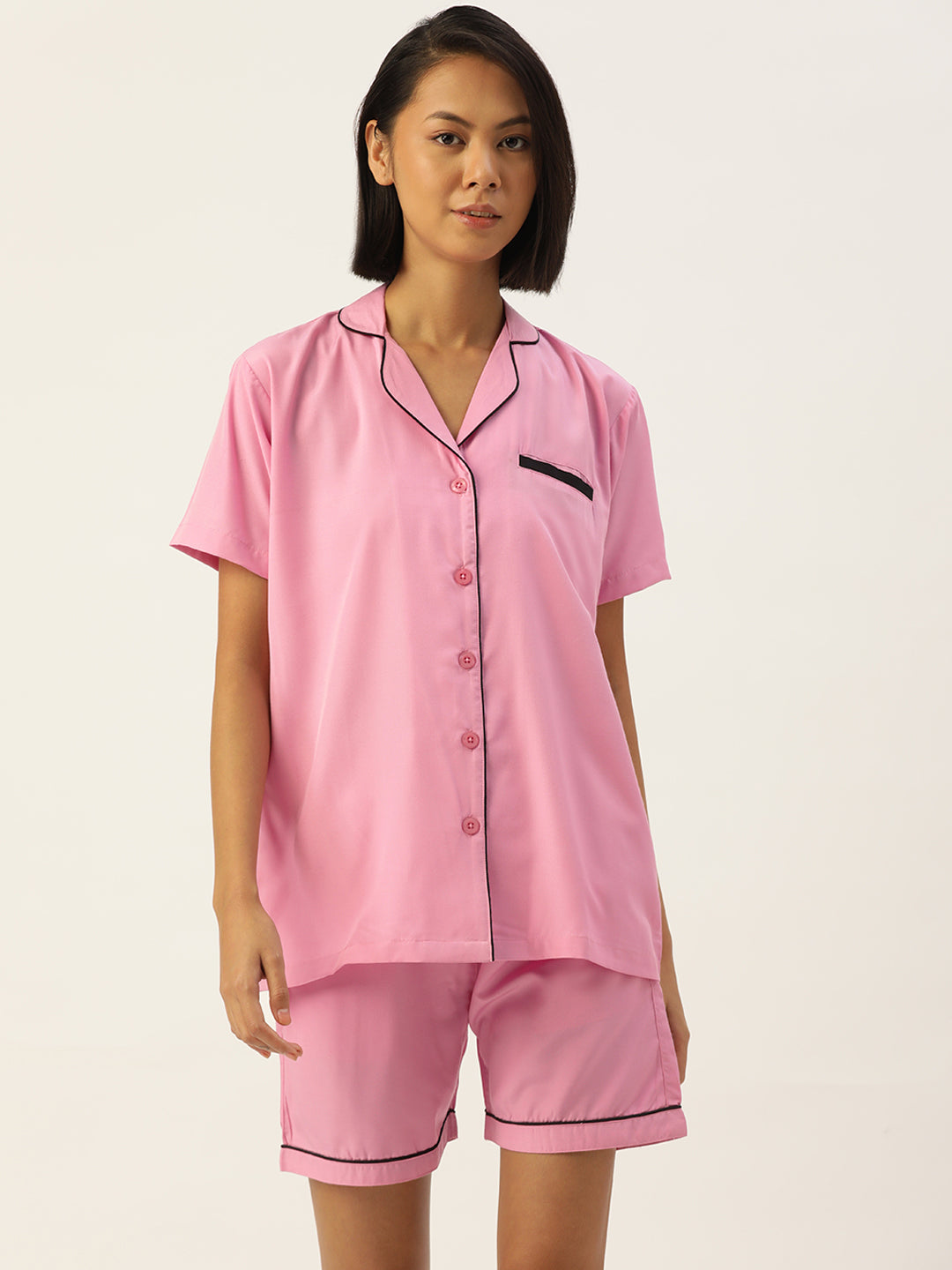 Jainish Women Pink Night suit ( LNS 002Pink ) - Distacart