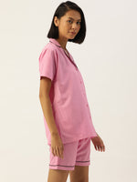 Thumbnail for Jainish Women Pink Night suit ( LNS 002Pink ) - Distacart