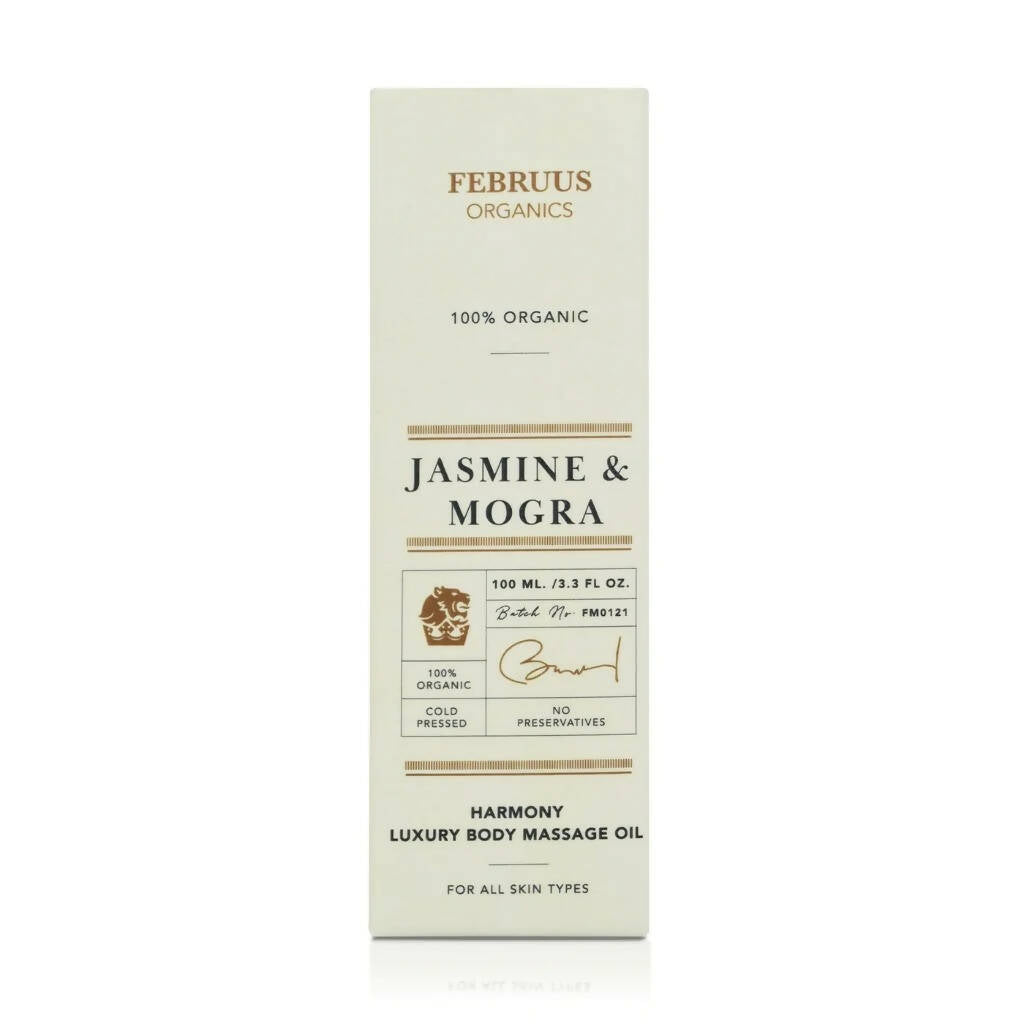 Februus Organics Jasmine & Mogra Body Oil - Distacart