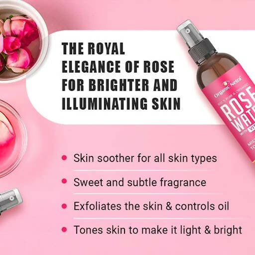 Organic Netra Rose Water with Vitamin C - Distacart