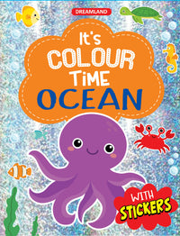 Thumbnail for Dreamland Ocean- It's Colour time with Stickers : Children Drawing, Painting & Colouring Book - Distacart