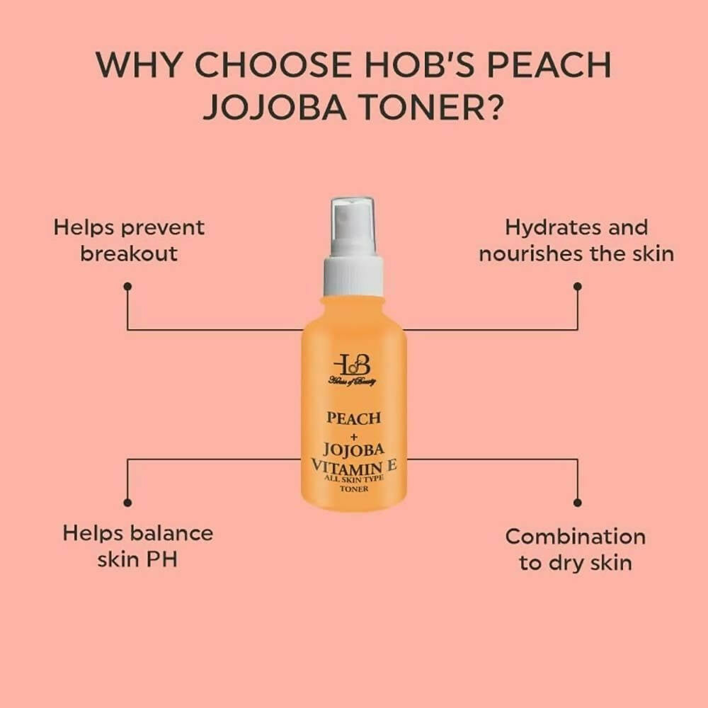 House Of Beauty Peach + Jojoba Toner - Distacart