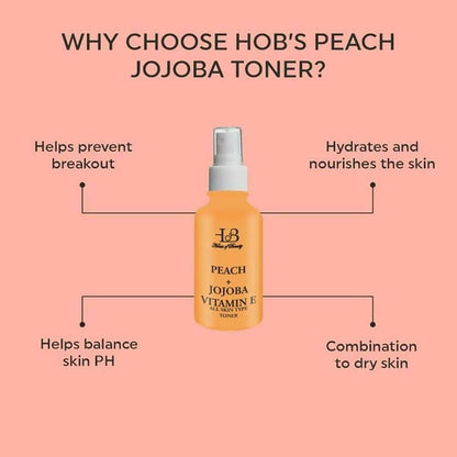 House Of Beauty Peach + Jojoba Toner - Distacart