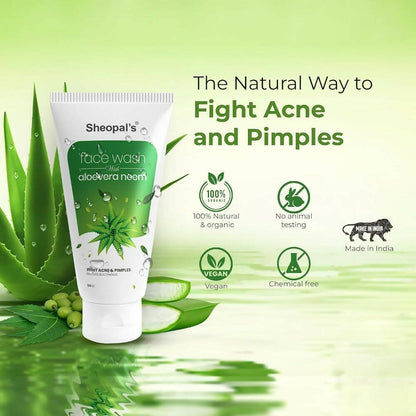Sheopal's Aloevera Neem Face Wash - Distacart