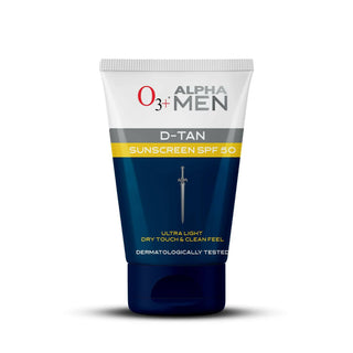 Professional O3+ Alpha Men D-Tan Sunscreen SPF 50 - Distacart